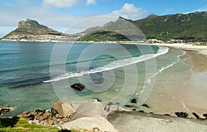 Beach at Hout Bay in the Western Cape province of South Africa