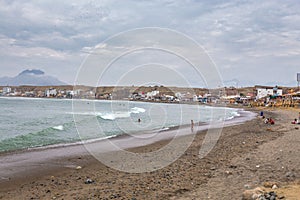 Beach of Huanchaco, Caballito de Totora