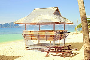 Beach hut