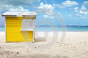 Beach hut, barbados