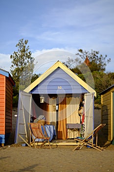 Beach hut at Brighton