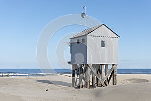 Beach hut in the Netherlands