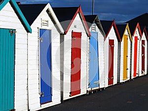 Beach huts