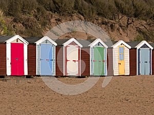 Beach huts