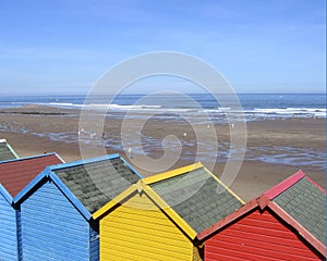 Beach huts