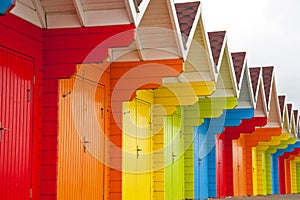 Beach huts