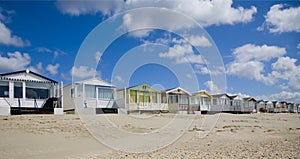 Beach huts