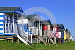 Beach huts