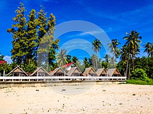 Beach huts