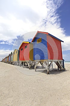 Beach huts