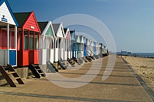 Beach huts