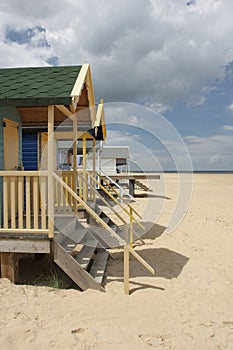 Beach huts