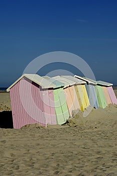 Beach huts at Berck photo