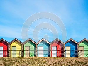 Beach Huts At Blyth