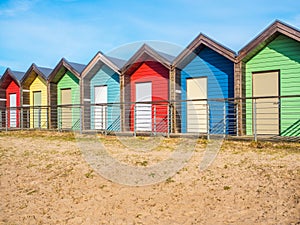 Beach Huts At Blyth