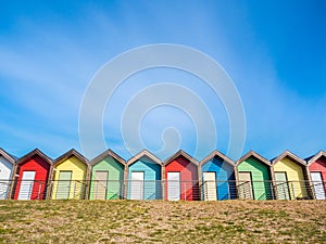 Beach Huts At Blyth