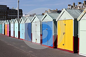 Beach Huts ( Brighton , UK )