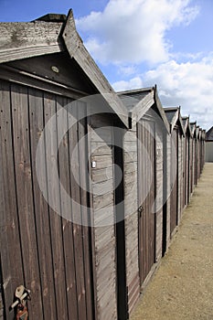 Beach Huts in Charmouth