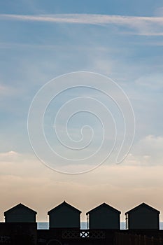 Beach Huts at the Coast