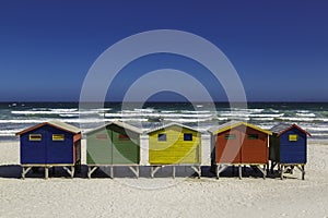 Beach huts