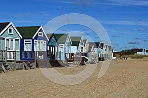 Beach Huts at Hengistbury Head, Dorset, England