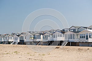 Beach huts in Holland