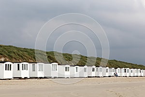 Beach huts in Lokken