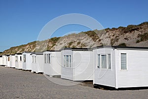 Beach huts in LÃÂ¸kken