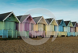 Beach Huts at Mersea Island