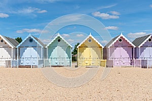 Beach Huts Mersea Island, Essex