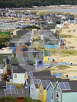 The Beach Huts on Mudeford Spit