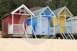 Beach huts