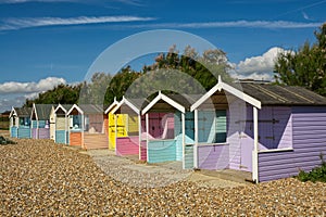 Beach Huts at Rustington, England
