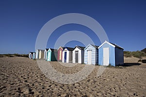 Beach Huts, Southwold, Suffolk, England