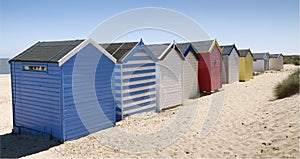 Beach Huts at Southwold, Suffolk, UK