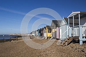 Beach Huts, Thorpe Bay, Essex, England