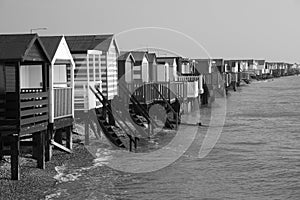 Beach Huts, Thorpe Bay, Essex, England