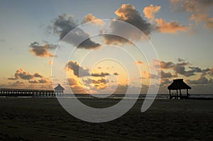 The Beach and Huts at Vidanta Riviera Maya photo