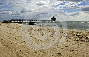 The Beach and Huts at Vidanta Riviera Maya