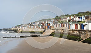 Beach Huts at Walton on the Naze, Essex, UK. photo