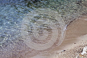 The beach of Hvar, Croatia