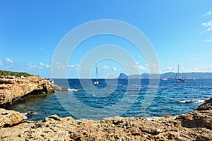 Beach Ibiza, Cala Bassa, Spain