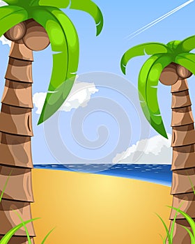 Beach illustration