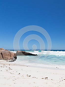 Beach and the Indian Ocean