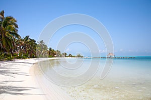 Beach on the Isla Contoy photo