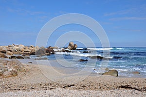 Beach in Isla Negra, Chile photo