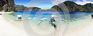 Beach at Island. El Nido, Philippines