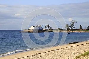 Playa de isla de iglesia de en 
