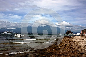 Beach on the island Phillipines
