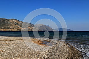 Beach in Itea photo